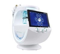 7 En 1 Sistema De Gestión De Piel Cosmética Facial De Oxígeno Hydra Demabrasion Máquina Inteligente De Cuidado Facial Azul De Hielo, Pulverizador Facial Profesional Dispositivo De Burbujas Pequeñas