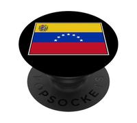 7 Estrellas Venezuela Estado Bandera Libertad Democracia PRE 2006 PopSockets PopGrip Adhesivo
