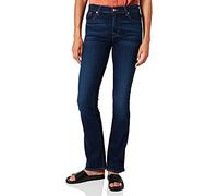 7 For All Mankind Bootcut Rinsed Blue Jeans, Azul Oscuro, 24W x 30L para Mujer