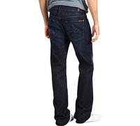 7 For All Mankind Men's Austyn Relaxed Straight-Leg Jean in Los Angeles Dark, Los Angeles Dark, 33x36