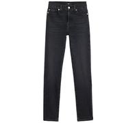 7 For All Mankind Roxanne Bottomline Jeans, Negro, 24W Mujeres
