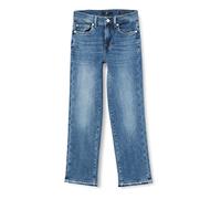 7 For All Mankind The Straight Crop Slim Illusion with Let Down Hem, Jeans De Las Mujeres, Light Blue, Regular