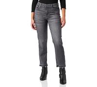 7 For All Mankind The Straight Crop Soho Grey Jeans, Regular De Las Mujeres