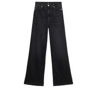 7 For All Mankind Ultra High Rise Jo Bottomline Jeans, Negro, 24W Mujeres