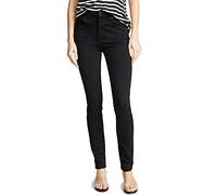7 For All Mankind Women's High-Waist Slim Illusion Skinny with Contour Waistband Jean, Luxe Black, 27