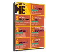 7 Good Habits for Children Poster Wall Art for Kids Room Decor(Unframed,16x24inch(40x60cm))