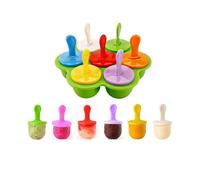 7 ice cube molds silicone ice lolly set Popsicle mold set
