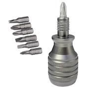 7 In 1 Mini Screwdriver, Short Stubby Mini Screwdriver For Tight Spots, Magnetic Phillips Torx Screw Driver Bit Kit, Interchangeable Screwdriver Set, for Diy Repair Sewing Accessories