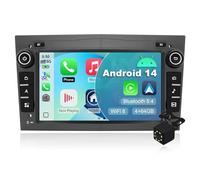 7 Inch Android 14 Car Stereo Radio for Opel Vauxhall Corsa C/D Zafira B Astra G/H Meriva Combo Signu Wireless Apple CarPlay Android Auto FM RDS GPS WiFi Navigation Multimedia Player