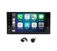 7 Inch Android 14 Radio de Coche para Toyota Yaris 2010, 2+64G Touch Screen Head Unit GPS Navi Bluetooth con Wireless Carplay Android Backup Camera FM/RDS Mirror Link