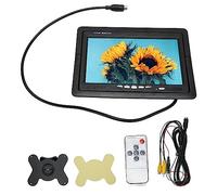 7 Inch HD Rearview Camera with 1024x600 Resolution 2 AV Inputs Screen Rotation and IR Remote Control for Cars SUVs Trucks 12V 24V Vehicle Backup Camera DVD Surveillance System