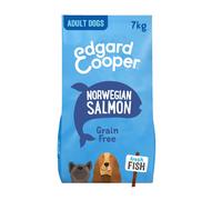 Edgard & Cooper, pienso sin cereales con salmón fresco para perros adultos - Saco de 7 Kg