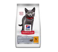 Hills Science Plan Sterilised Kitten Alimento Seco Gatitos Sabor Pollo - Saco de 7 Kg
