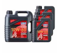 7 L Liqui Moly Aceite Motor Moto 4T 10W-60 Sint Offroad Race API SN PLUS