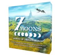 7 Moons: Heroes of Dragon Reach - Un juego de mesa de aventura de fantasía estilo Dungeons & Dragons para 1-4 jugadores | Un juego mágico de búsqueda de estrategia | intercambia, entrega y defiende tu