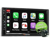7 "Nakamichi NAM3510-M7 Licenciado CarPlay Android Auto Multimedia Head Unit Radio Estéreo Universal Doble DIN MP3 MP4 1080p USB Tarjeta SD Bluetooth