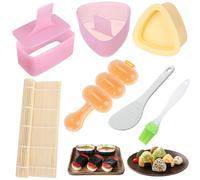 7 Pack Onigiri Mold Rice Mold Musubi Maker Kit Non Stick Spam Musubi Maker Press Rice Ball Mold Shake Sushi Maker Tool for Kid