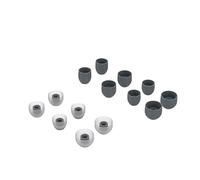 7 Pares Almohadillas de Repuesto Compatible con Sony WF-1000XM3 / WF-1000XM4 / WF-1000XM5, 14 Puntas de Silicona para Auriculares, 4 tamaños (Gris)