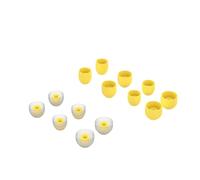 7 Pares Almohadillas de Repuesto Compatible con Sony WF-1000XM3 / WF-1000XM4 / WF-1000XM5, 14 Puntas de Silicona para Auriculares, 4 tamaños (Amarillo)