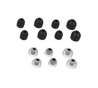 7 Pares Almohadillas de Repuesto para Sony WF-1000XM3/WF-1000XM4(Negro) | 14 Puntas de Silicona para Auriculares,4 Tamaños