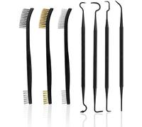 7 Pcs Cepillo Alambre, 4 Pcs Cepillos de Alambre Pequeños, 3 Cepillos de Doble Extremo, Alambre Taladro, Cepillo Metalico Limpieza para Limpiar Suciedad y Oxido