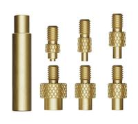 7 Pcs Puntas Soldador Estaño para Insertos Roscados Tuercas, Puntas de Soldadura para Derretir Tuercas Compatible con Weller Serie ST 900M/T18 M2 M2.5 M3 M4 M5 M6 M8 + Adaptador