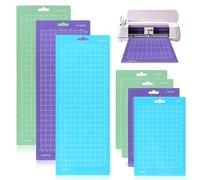 7 Pcs Tapete de Corte para Cricut Joy, Tapetes de Corte Adhesivos para Cricut Joy Accesorios, Cutting Mat, Alfombrilla de Cortes, con 2 espátulas (Ligero/Estándar/Fuerte, 21,5 x 14 cm, 35,5 x 14 cm)