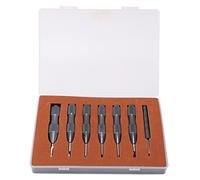 7 Pcs Watch Back Cover Opener Tool Set, Professional Watch Case Opener Kit, Aluminum Alloy Pry Back Case Remover with Non Slip Handle, Fine Tip Watch Repair Tool for Various Watch (Gris)