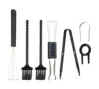 7 Peças Completo de Extractores de Teclas Incluye Extrator de Chaves escovas para Teclado Pinças para Teclado, Herramientas Esenciales para Mantenimiento y Limpieza Profunda para Teclados Mecánicos