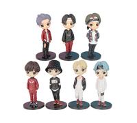 (7 piezas) 7 piezas Kpop Star PVC Modelo Juguete Acción Bangtan Boys Grupos BT21 Figuras de acción Muñeca BTS