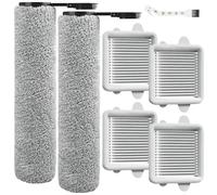 7 piezas accesorios para Roborock F25 GT / F25 Combo / F25 LT / F25 Ace Combo / F25 XT / F25 RT Vacuum Mop All in One, 2 rodillos de cepillo, 4 filtros HEPA, 1 cepillo de limpieza