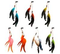 7 Piezas De Accesorios Para El Cabello De Plumas, Accesorios Retro Para El Cabello, Accesorios Para El Cabello Boho, Accesorios Creativos Para El Cabello, Accesorios De Ropa.