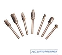 7 Piezas HSS Fresadora Kit para Taladro Y Fräsmaschinen Madera Cobre Etc - BGS