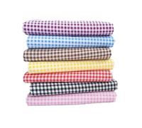 7 piezas/juego de 50 x 50 cm paquete de tela de patchwork de 100% algodón paquete de retales de tela de costura tela de algodón paquete de tela de quilting (serie de cuadros)