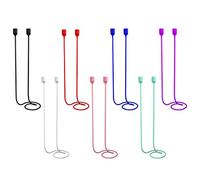 7 Piezas Magnéticas Cordón Auriculares Inalámbricos, Deporte Correa de Cordón para Auriculares Silicona Suave Correas Antipérdida Compatibles con AirPods Pro/3/2/1