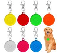 7 piezas perros luz colgante de seguridad: WIYETY 3 modos de parpadeo collar de seguridad de silicona para perros collar luminoso para corredores, paseos nocturnos