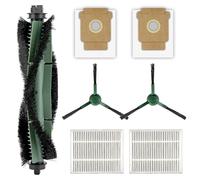 7 Piezas Q0520 Roomba 104 Repuestos Para El Robot Aspirador iRobot Roomba Combo 2 Essential+Base De Vaciado Automático, 1 Cepillo Giratorio, 2 Cepillos Laterales, 2 Filtros Hepa 2 Bolsas Para El Polvo