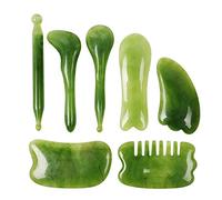 7 piezas Resina Gua Sha Scraping Masaje herramienta, Juego de herramientas de Masaje para la Liberación de la Espalda y el Cuello, Scraping Masaje Junta