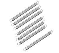 7 Piezas Resortes De Extensión Con Gancho Muelle, Longitud Libre 75mm, Diámetro Exterior 4mm, Diámetro Del Cable 0,4mm