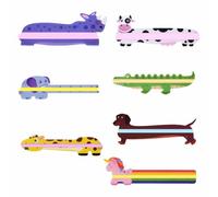 7 Piezas Tiras de Lectura Guiadas Marcador Colorido Lectura de Reglas de Seguimiento Reglas De Superposición Para Dislexia para Niños Personas Dislexia