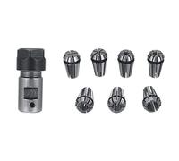 7 pinzas de resorte ER11 de 1 a 7 mm con barra de extensión ER11A de 5 mm para eje de motor