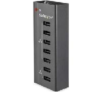 Startech Base Estación De Carga Usb De 7 Puertos One Size Black