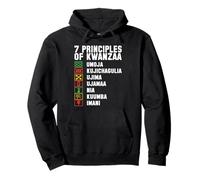7 Principios de Kwanzaa Fiesta de la Celebración del Patrimonio Africano Sudadera con Capucha