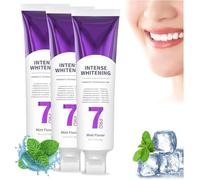 7 Pro Pasta de dientes blanqueadora fuerte 7 Pro Pasta de dientes de limpieza profunda Pasta de dientes blanqueadora probiótica Pasta de dientes con sabor a menta fresca Consigue una sonrisa más brill