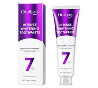 7-Pro Pasta de dientes para blanquear intensamente, pasta de dientes blanqueadora intensa, 6 probióticos para blanquear los dientes, aliento fresco, encías saludables, fórmula suave para dientes más