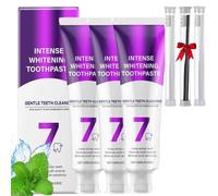 7-Pro Pasta dental intensiva,con 7 probióticos para dientes,pasta de dientes para el cuidado bucal de limpieza profunda,actualizar menta natural Pasta de dientes (3 piezas, C-33)