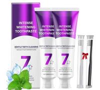 7-Pro Pasta dental intensiva,con 7 probióticos para dientes,pasta de dientes para el cuidado bucal de limpieza profunda,actualizar menta natural Pasta de dientes (2 piezas, A-22)