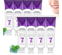 7 Pro Strong whitening Toothpaste, 7pro Deep whitening Toothpaste, with 7 Probiotics for Intense Deep Clean (8pcs)
