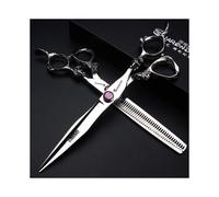 (7 pulgadas 2 piezas) Tijeras para cortar el cabello de 5,5/6/7/7,5/8/9 pulgadas Tijeras para peluquería