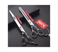 (7 pulgadas 2 piezas) Tijeras para cortar el cabello de 5,5/6/7/7,5/8/9 pulgadas Tijeras para peluquería